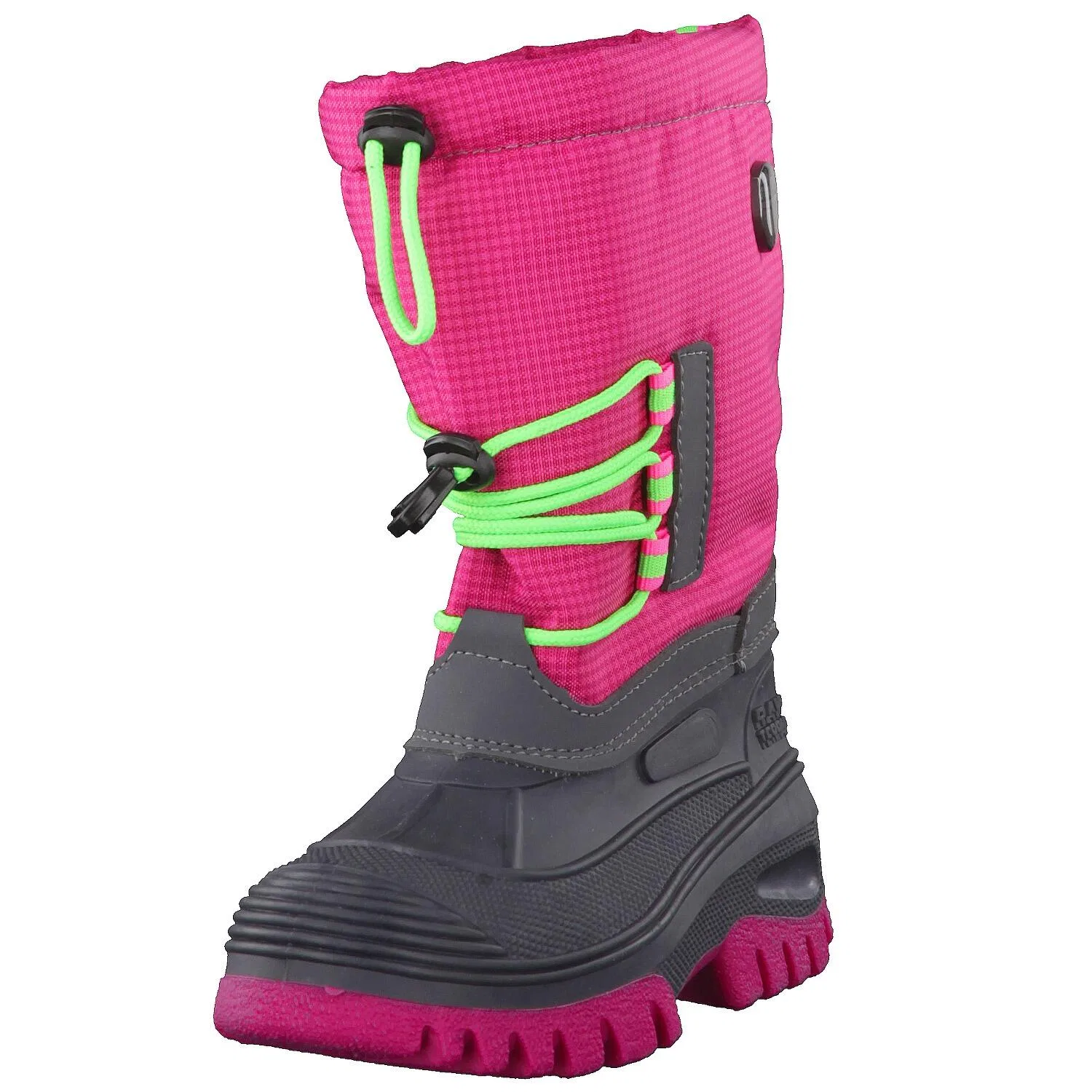 Детские зимние ботинки Ahto WP Snow Boots Cmp, Rosa / Grun / Grau — фото 4
