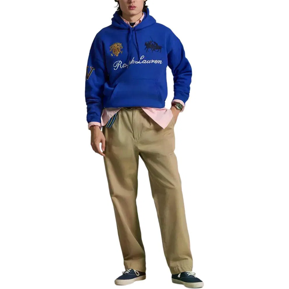 Худи Polo Ralph Lauren с вышивкой, New Sapphire Blue — фото 4