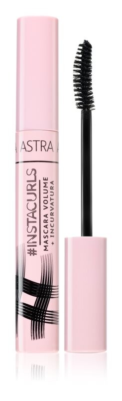 

Объемная и подкручивающая тушь Astra Make-up #INSTACURLS, оттенок Black 10 мл