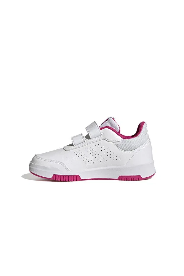 Детские спортивные кроссовки для девочек на липучке Tensaur Velcro Daily Adidas, White/Pink — фото 2
