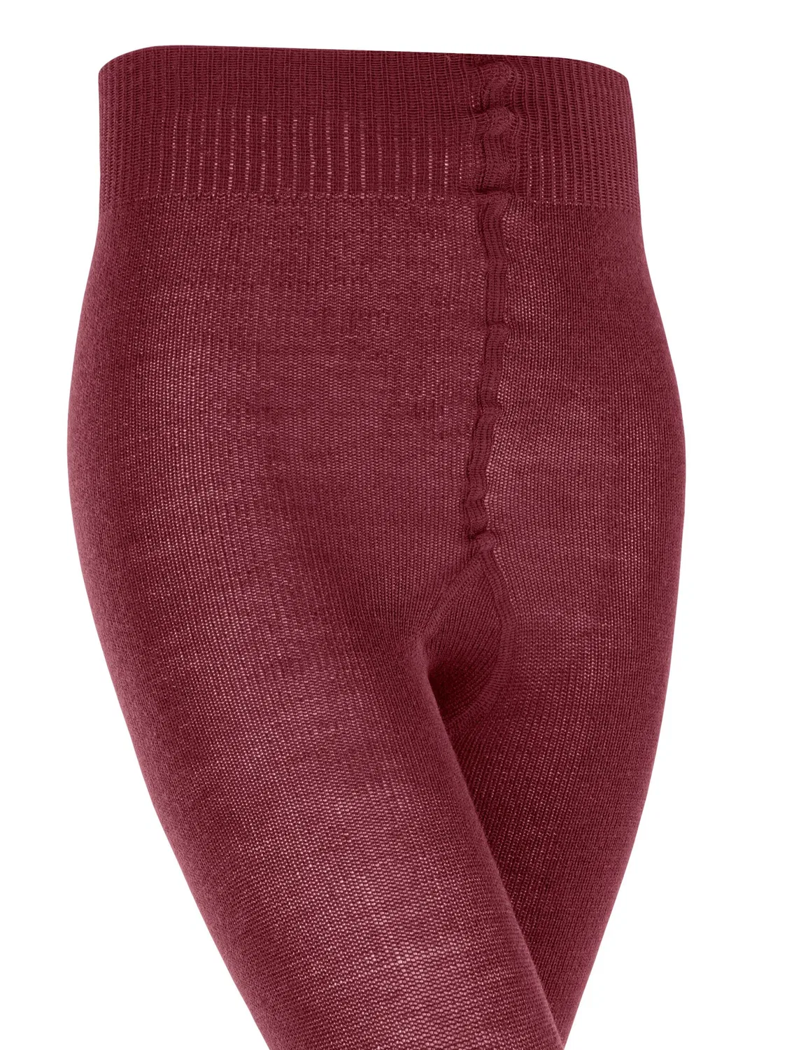 Колготки Falke Comfort Wool рубиново-красного цвета — фото 3