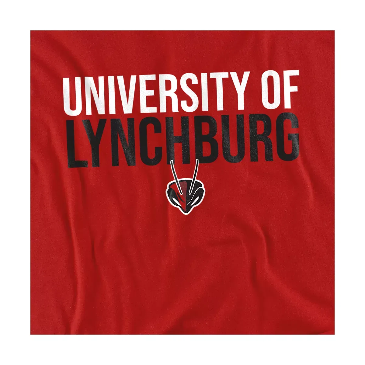 Детский боди-комбинезон с коротким рукавом с принтом University Of Lynchburg Stacked Infant Snap Suit NCAA, Red — фото 2