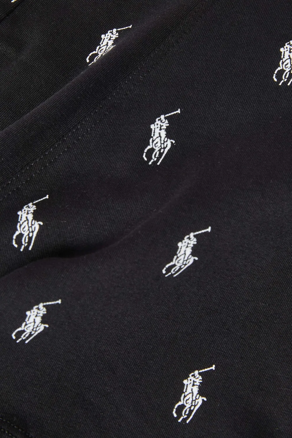 Трусы-боксеры из хлопка комплект из 3 штук Classic Logo Polo Ralph Lauren, черный — фото 2