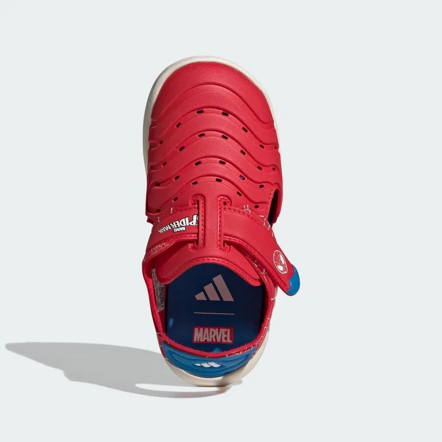 Детские сандалии с принтом Spider-Man adidas JQ4398 Water Sandal Spider-Man C, Красный — фото 2