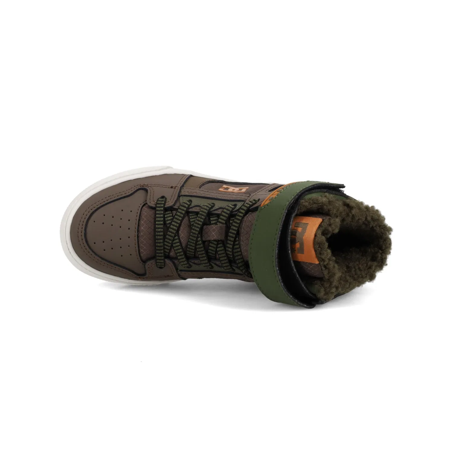 Детские зимние ботинки высокие DC Shoes, Olive/Offwhite — фото 4