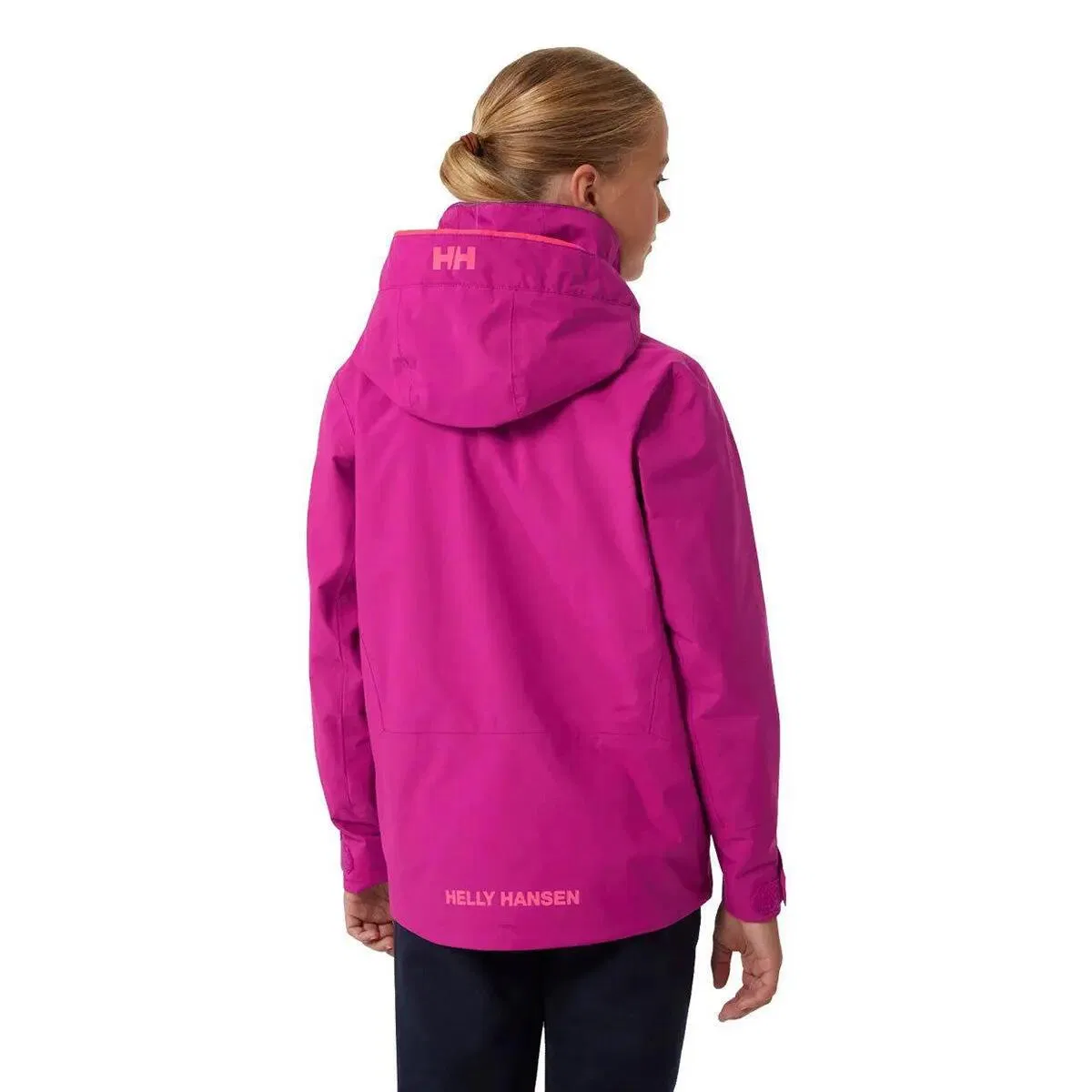 Детская дождевая куртка с принтом Border Helly Hansen, Orchideenpink Rosa Rosa — фото 2