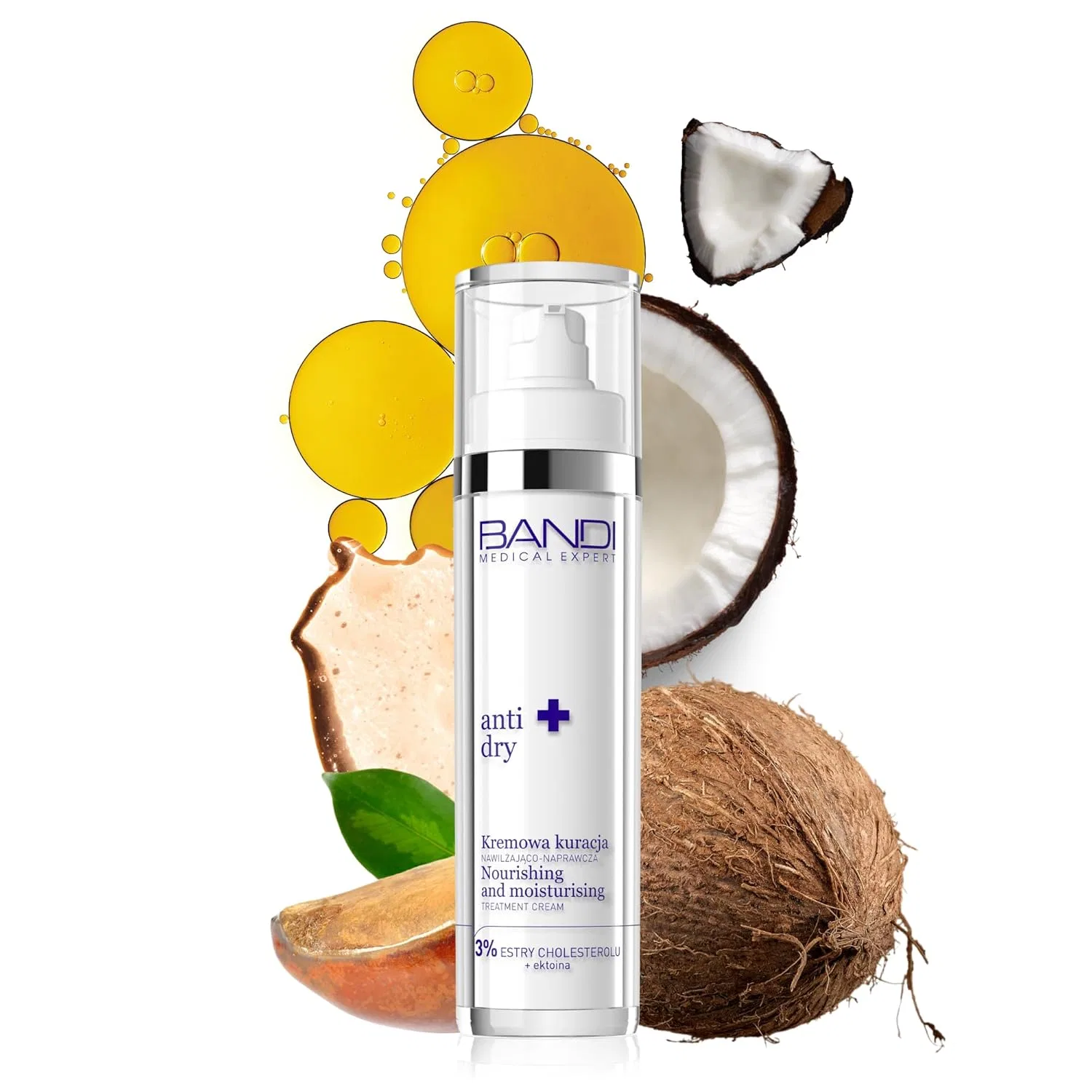 Маска для лица Bandi — Ночной восстанавливающий Anti Dry с холестерином и эктоином