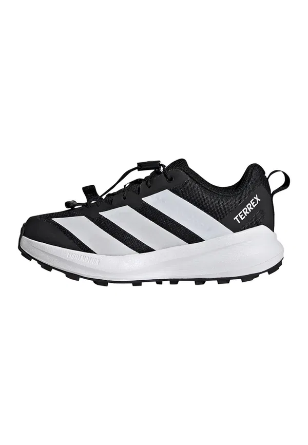 Кроссовки Agravic унисекс для бега по неровным поверхностям Adidas Terrex, белый/черный/оранжевый