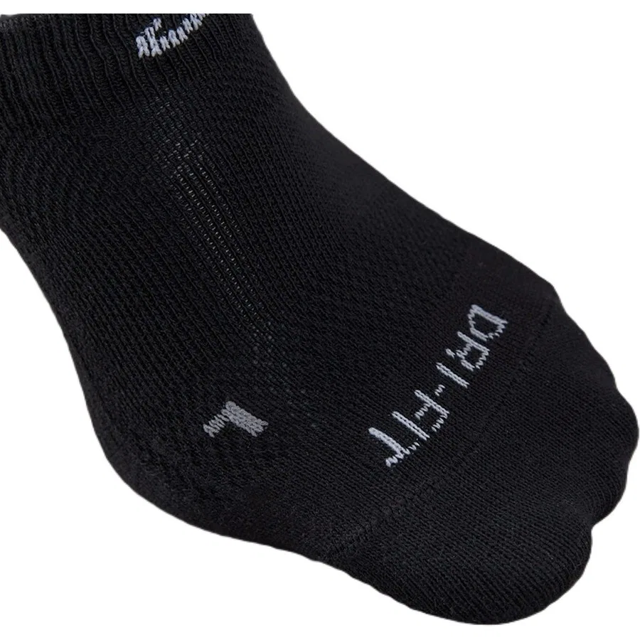 Комплект спортивных носков Dri Fit Everyday Non Cushioned 3 Pack Nike, Бело-черный — фото 3