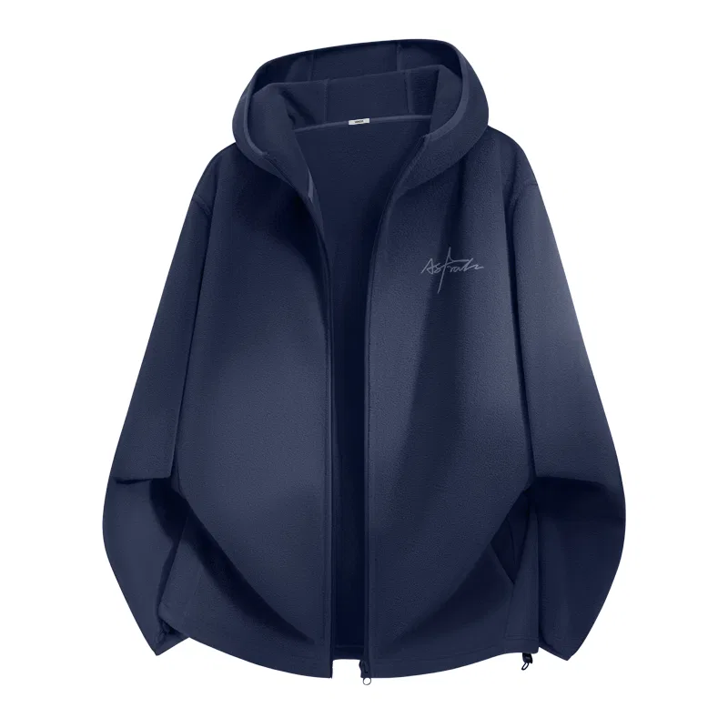 Детское пальто из велюра MINISO, Navy Blue
