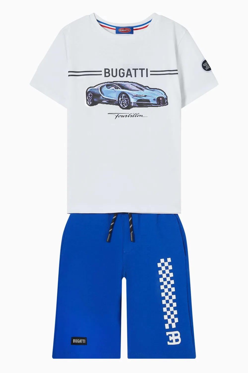Футболка с логотипом Bugatti Junior, белый — фото 2