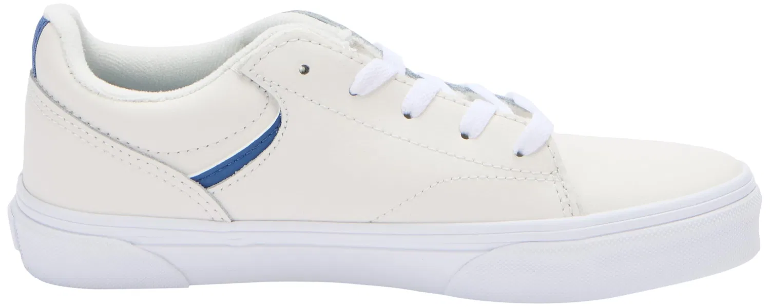 Детские кроссовки для мальчиков ретро-дизайн Seldan Vans, Leather Retro Pop Bijou Blue — фото 4