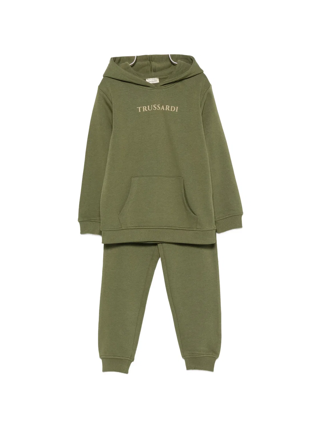 Спортивные брюки с кулиской Trussardi Junior, зеленый
