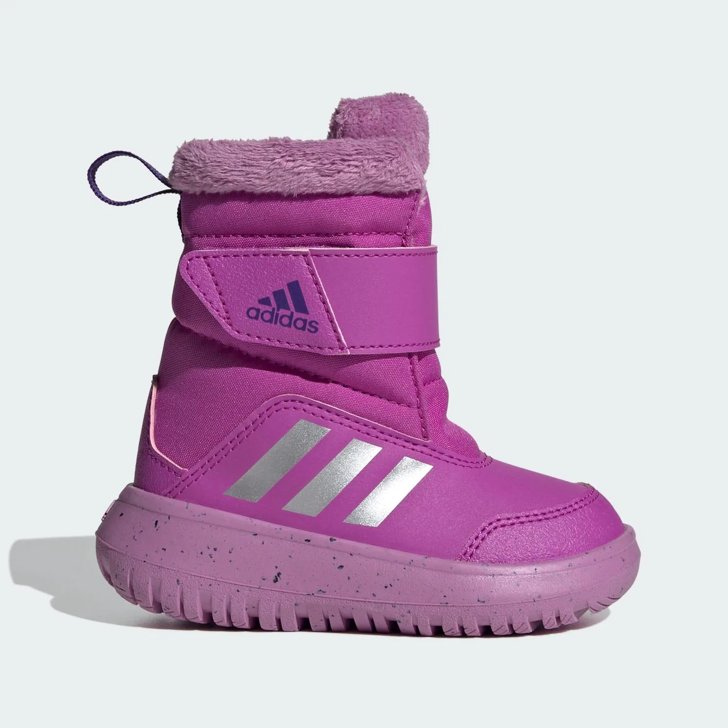 Детские зимние ботинки Winterplay Kids Adidas, Violett Silber — фото 3