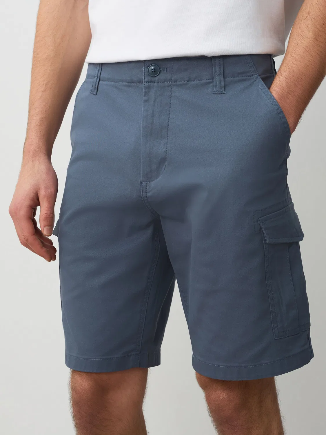 Шорты карго с вытяжкой, Vintage Blue Next