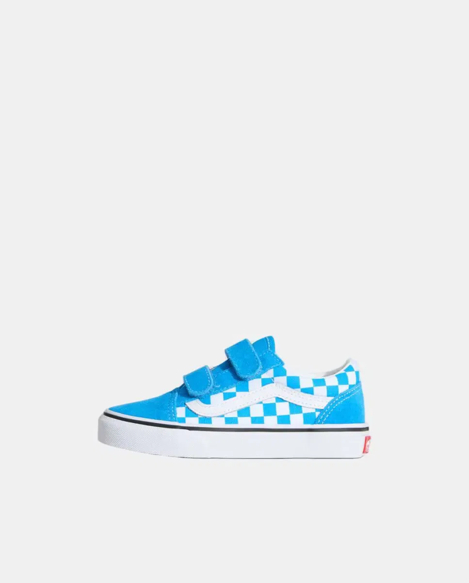 Детские кеды с принтом Old Skool Vans, Azul Cyan — фото 2