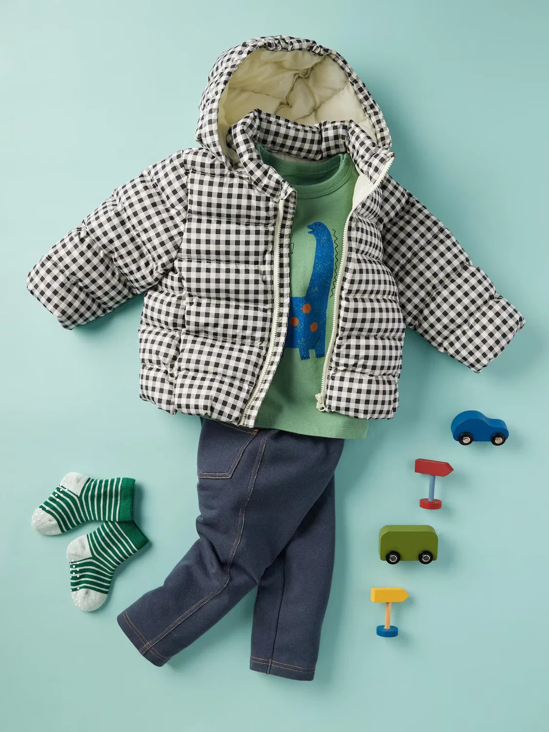 Парка Uniqlo pufftech, моющаяся, коричневый — фото 2
