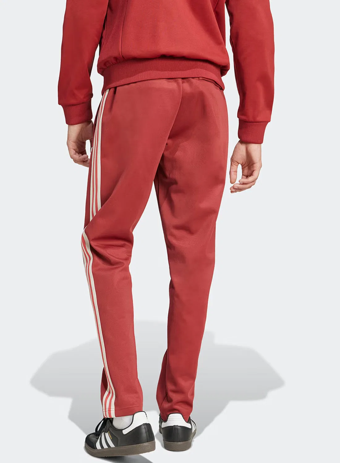 Спортивные штаны с логотипом FC Bayern Munich Adidas, красный — фото 2