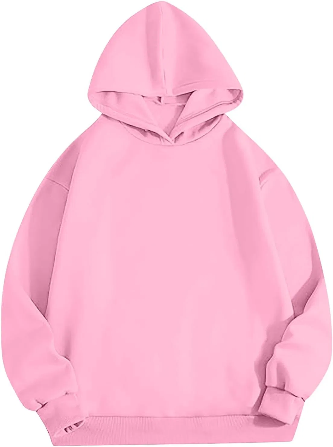 Женский спортивный комплект оверсайз худи и джоггеры с карманами, Pink-3 — фото 3
