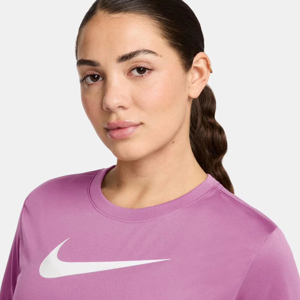 Мужская футболка, Sportswear Cs Run Tee Aop, Nike, сиреневый — фото 3