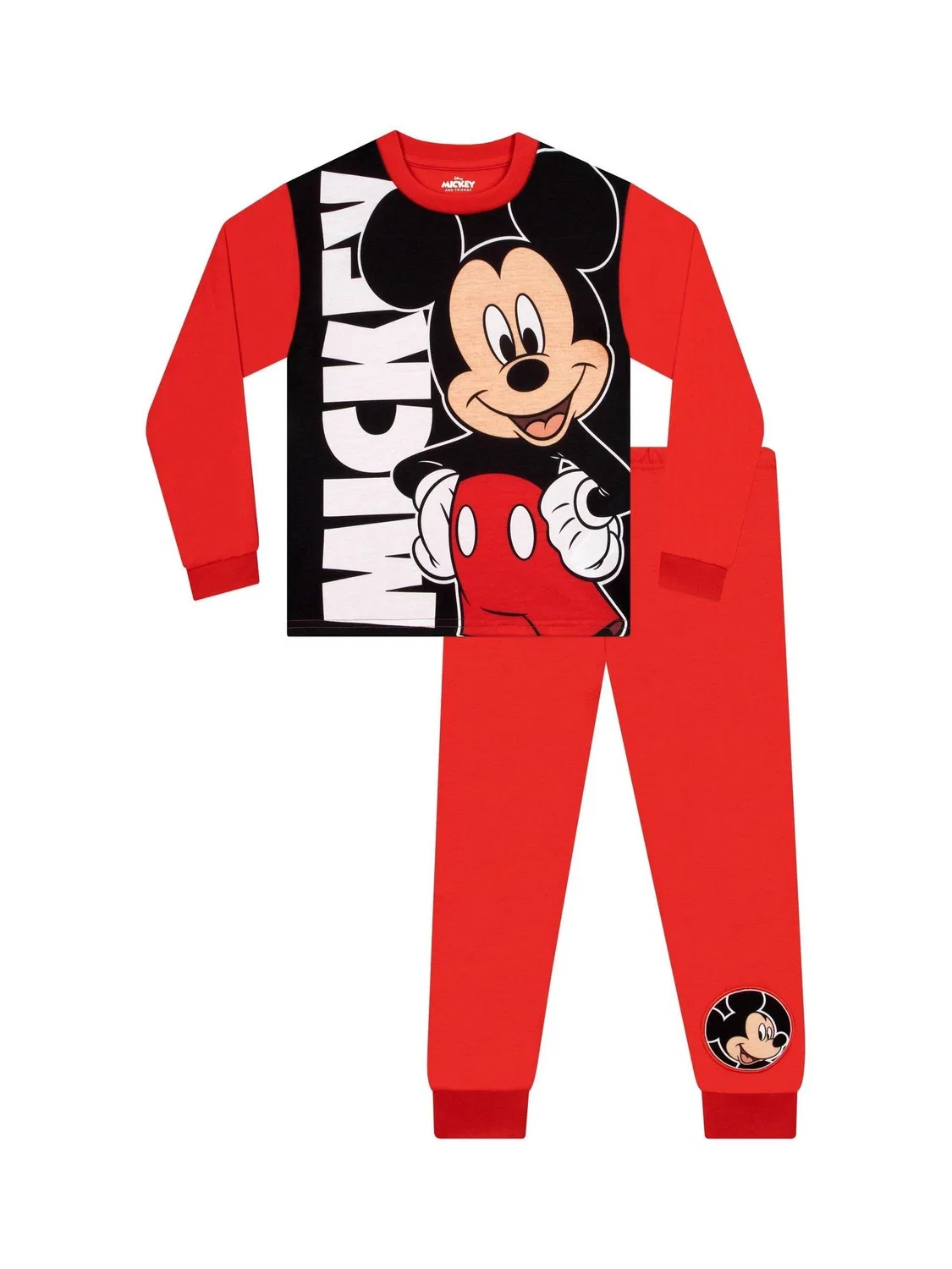 Пижама Mickey Mouse, длинная, бренд Character, красный