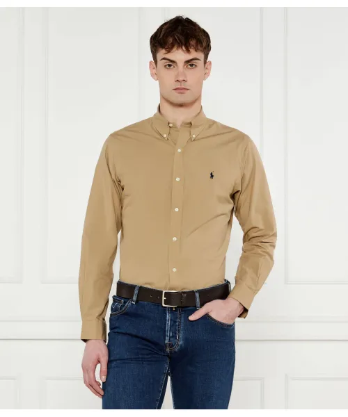 

Рубашка Custom fit Polo Ralph Lauren, бежевый
