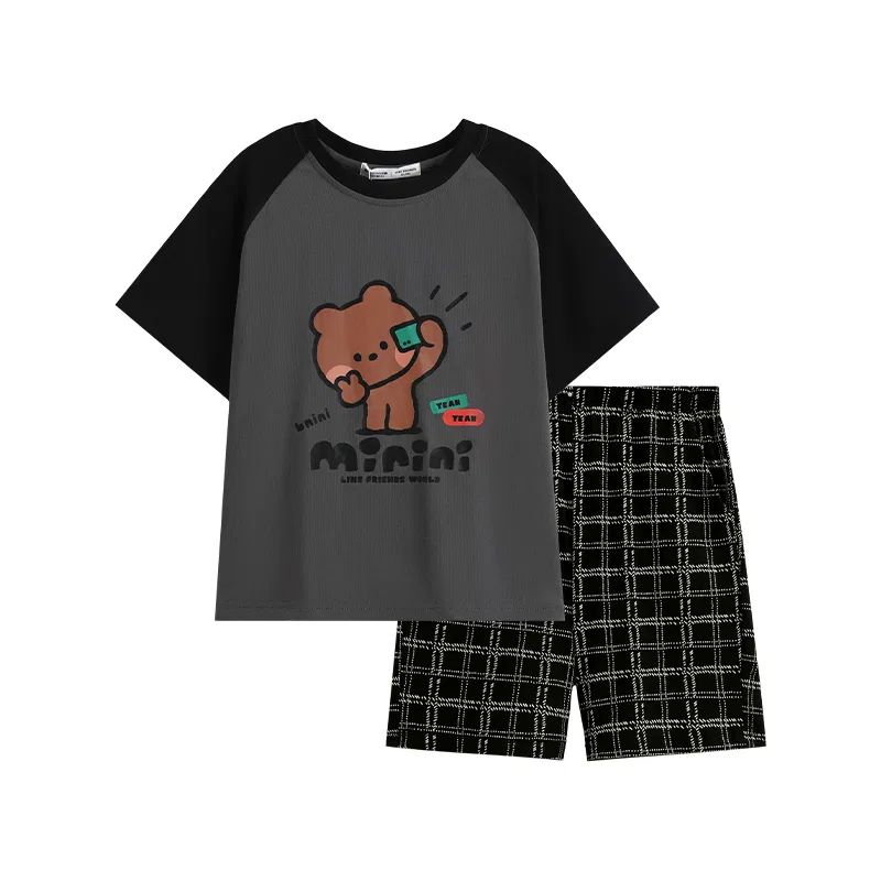 Детский комплект пижамы с длинным рукавом LINE FRIENDS FENTENG
