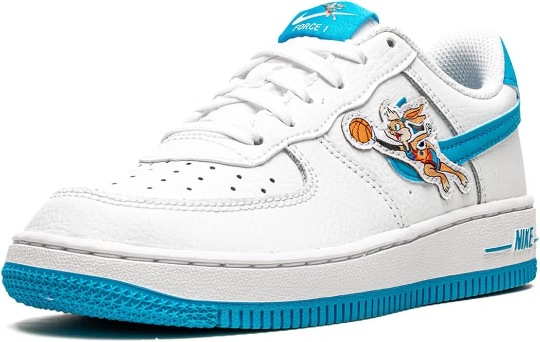 Детские кроссовки для мальчиков Nike Air Force 1 Low Pre School, Blue White — фото 4