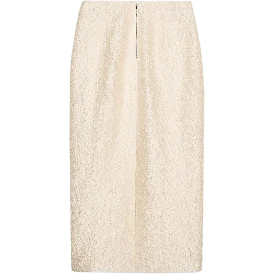 Женская повседневная длинная юбка Champagne ZARA, Champagne — фото 3