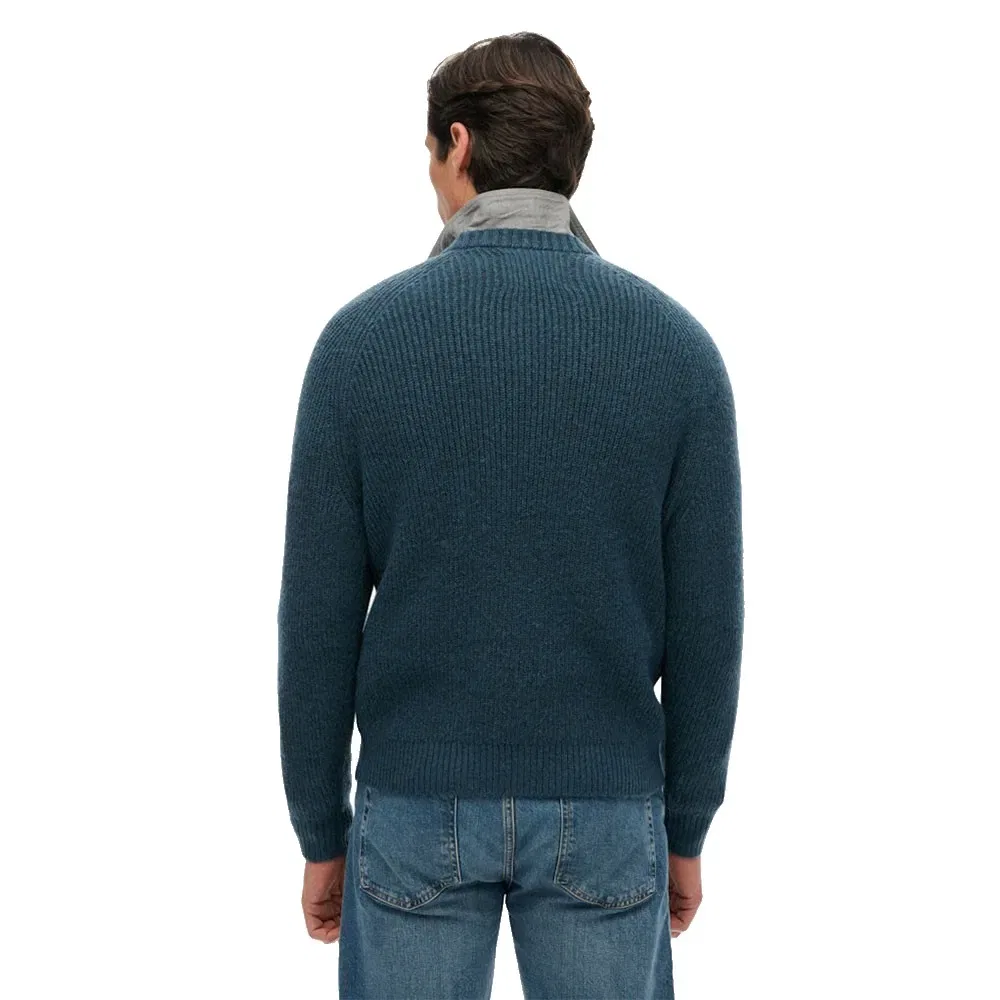 Свитер Chunky Raglan Superdry, синий — фото 2