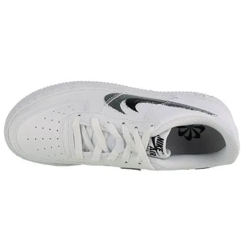 Детские кроссовки с кожаным верхом Nike Air Force 1 Impact Next Nature, Weiss — фото 3