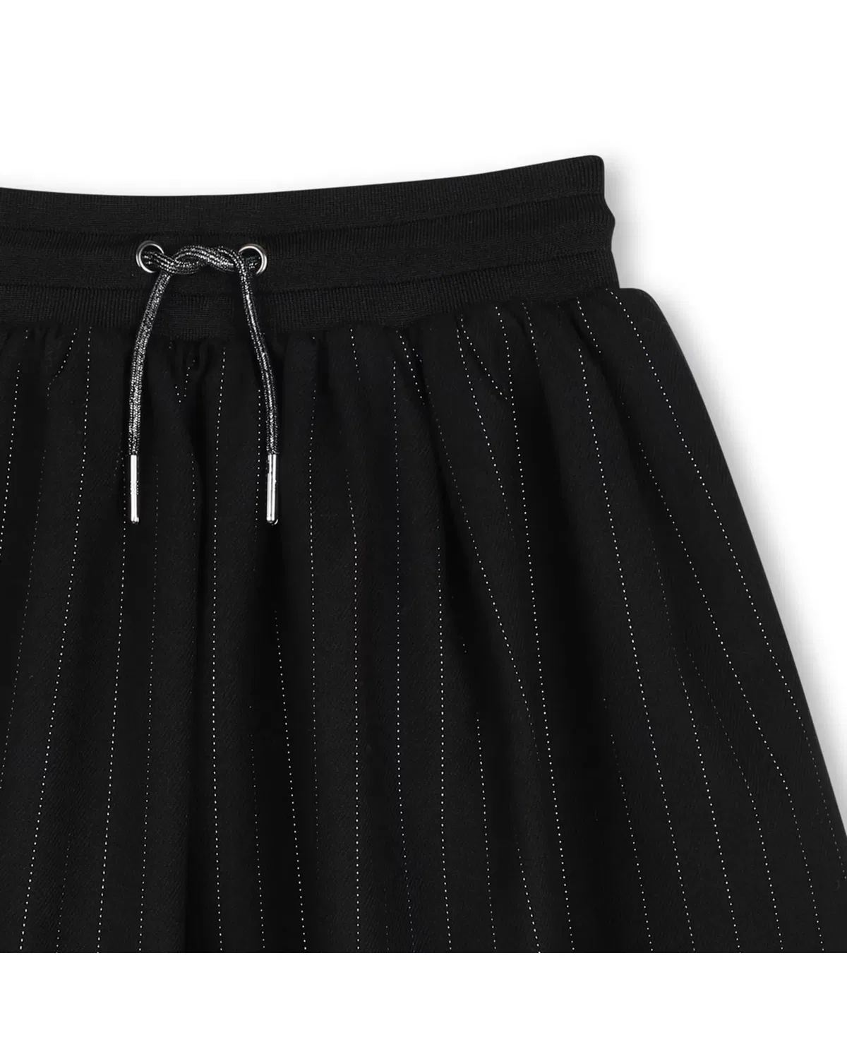 Детская юбка для девочек с полосками Michael Kors, Negro — фото 2