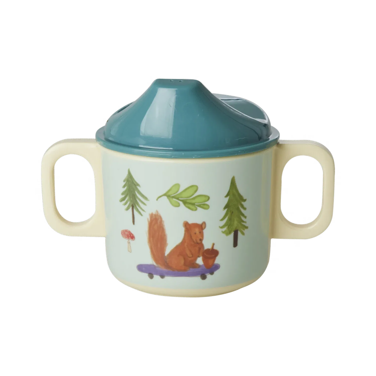 Детская кружка с двумя ручками Happy Forest Rice, синий