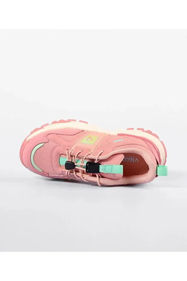 Детские спортивные кроссовки для девочек ортопедические Kobalt smart rubber lacing Vicco, Powder — фото 3