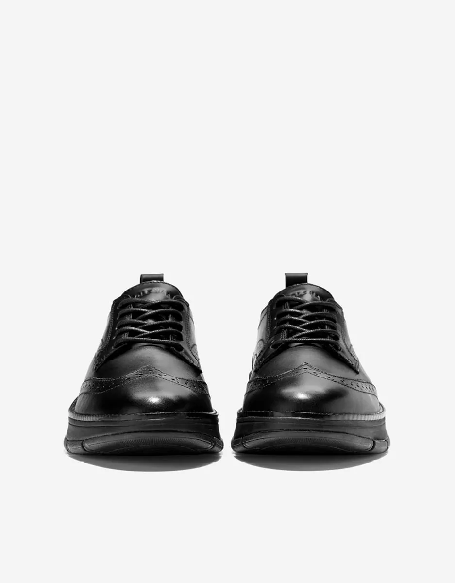 Женские кожаные туфли на шнурках Cole Haan, черный — фото 3