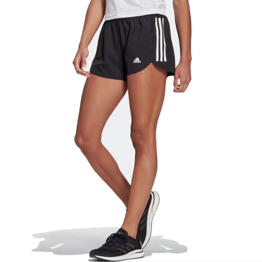 Шорты спортивные с логотипом Run It Adidas, черный — фото 2