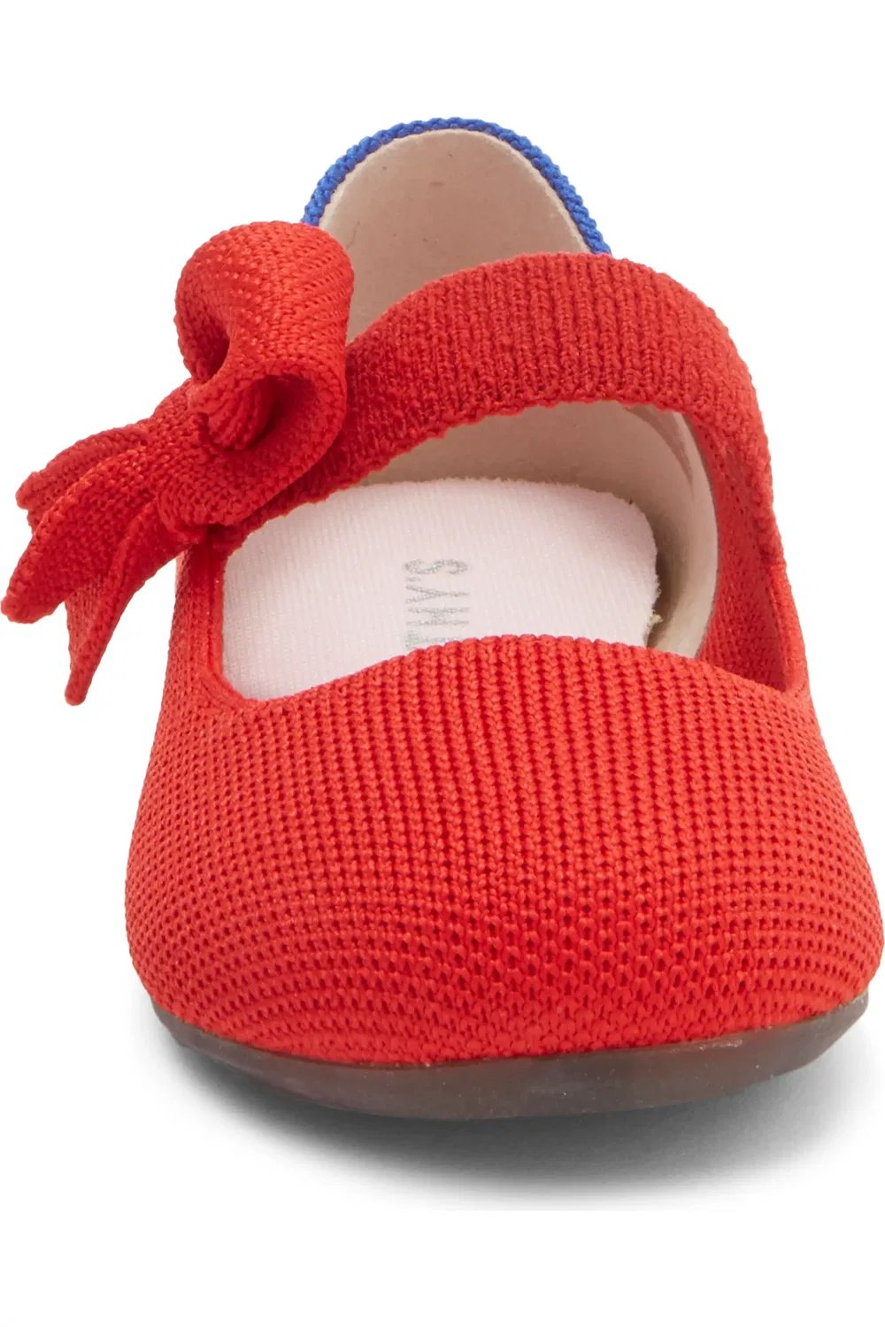 Детские туфли Мэри Джейн с бантом Tux Bow Rothy's, Bright Red — фото 4
