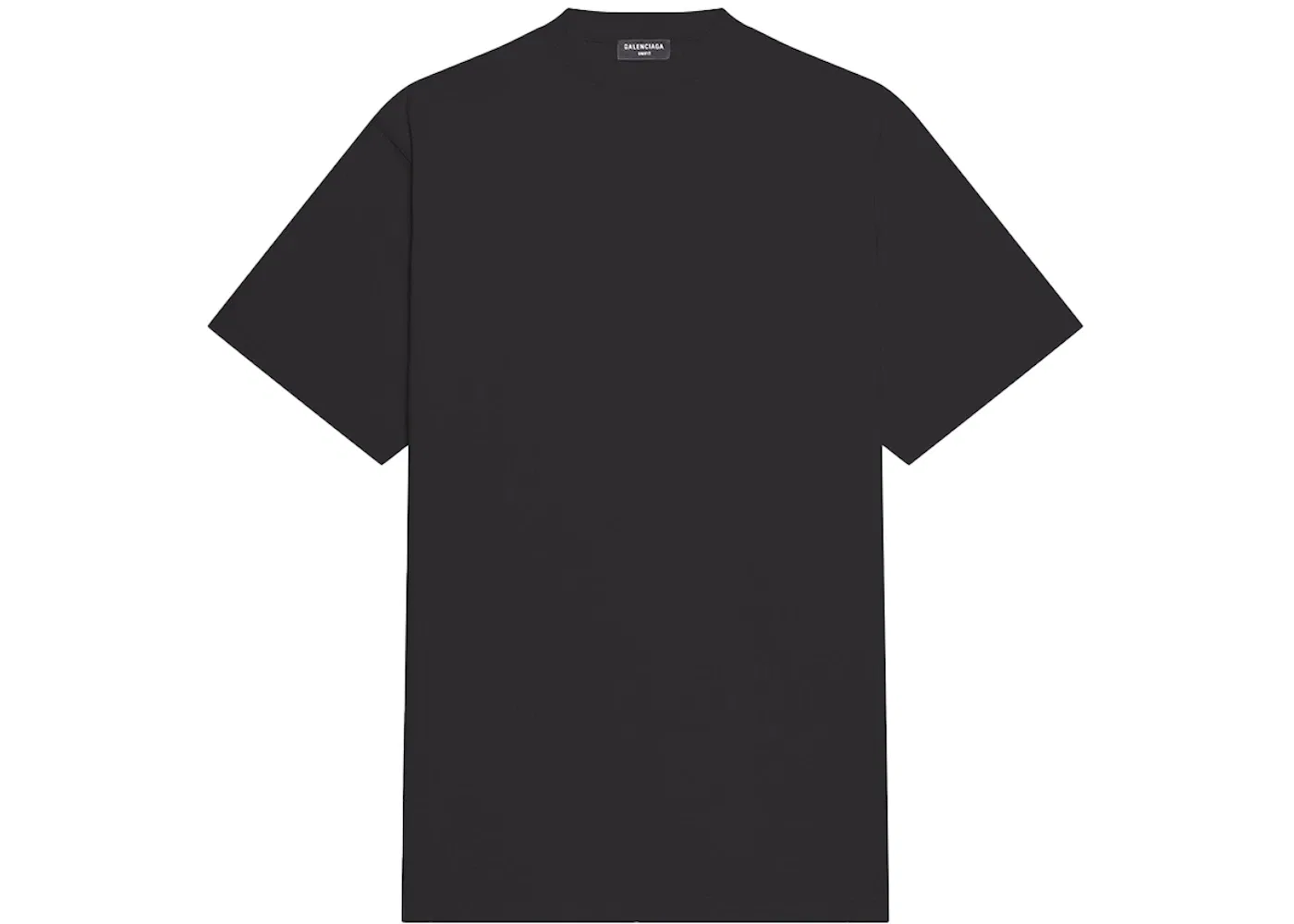 Мужская футболка с удлиненным задним подолом Balenciaga, Black