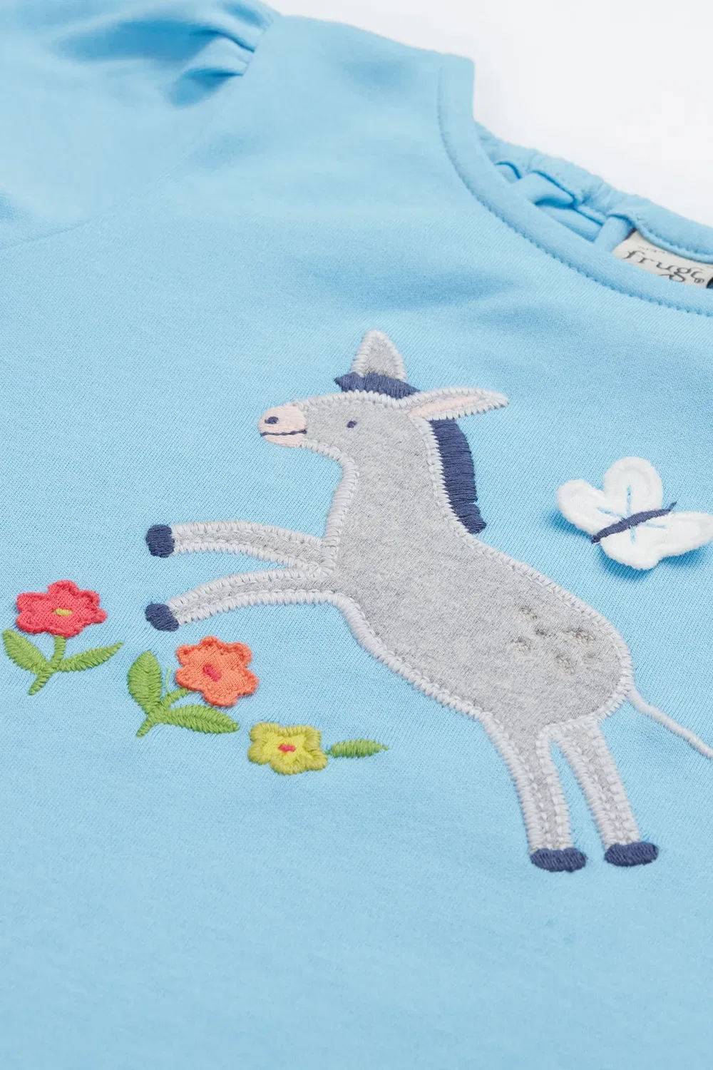 Детская футболка с аппликацией Emily Frugi, Blue — фото 3