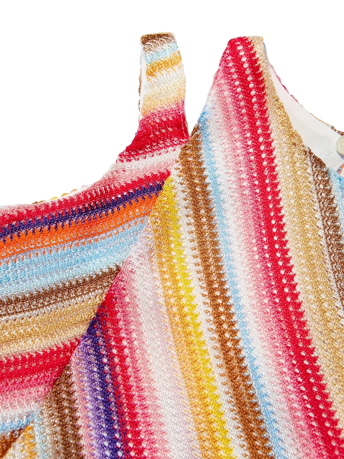 Платье с зигзагообразным узором Missoni, красный — фото 4