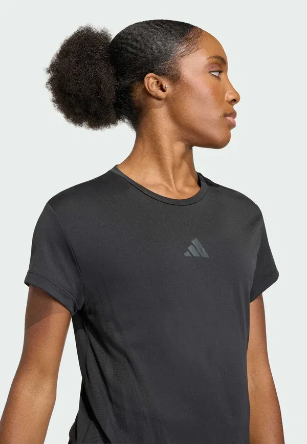 Футболка с изображением интенсивности охлаждения Airchill - спортивная футболка Adidas Performance, черный — фото 3