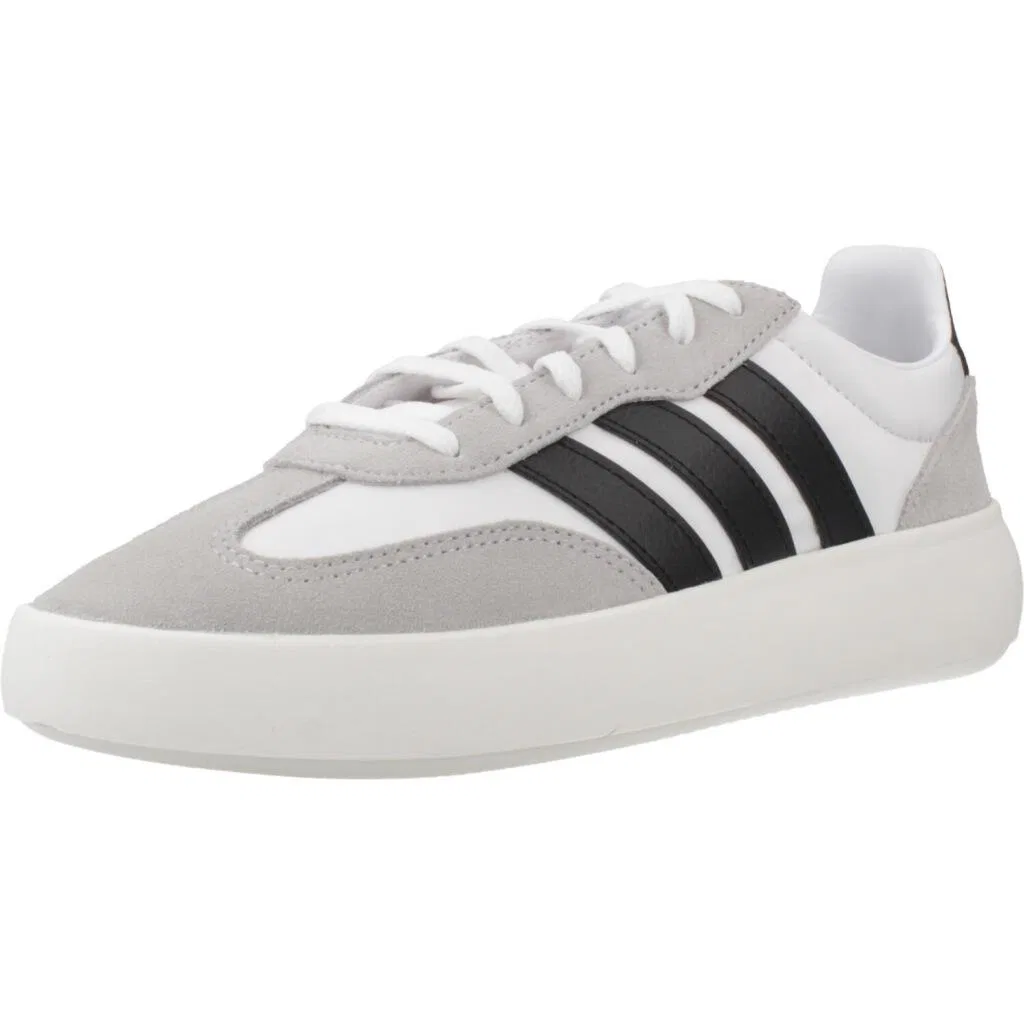 Детские кроссовки с верхом из замши и текстиля Barreda Decode J Adidas, Weiss Schwarz Grau