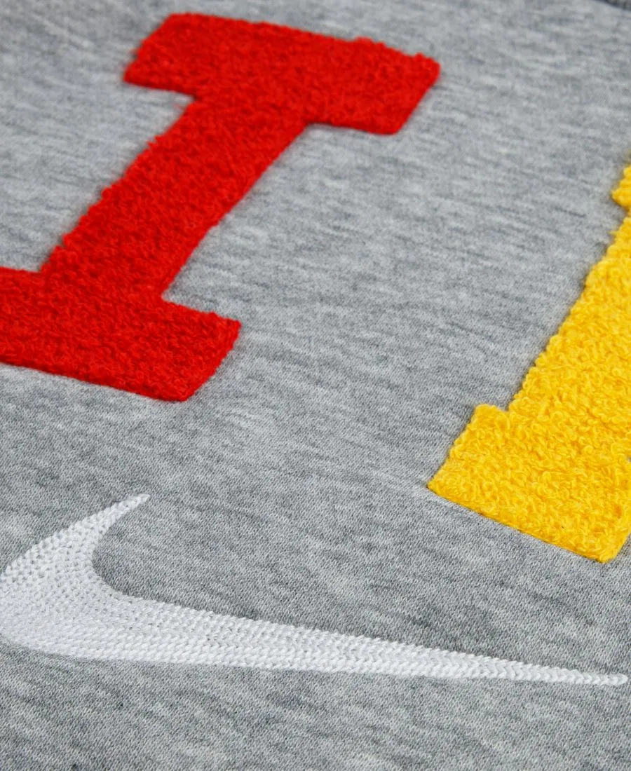 Комплект из футера с флисом, свитшот и джоггеры Nike, Dark Heather Gray — фото 3