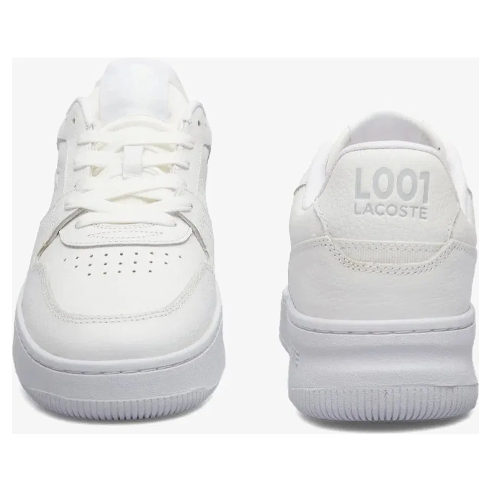 Детские кроссовки из натуральной кожи на шнуровке L001 Leather Lacoste — фото 4