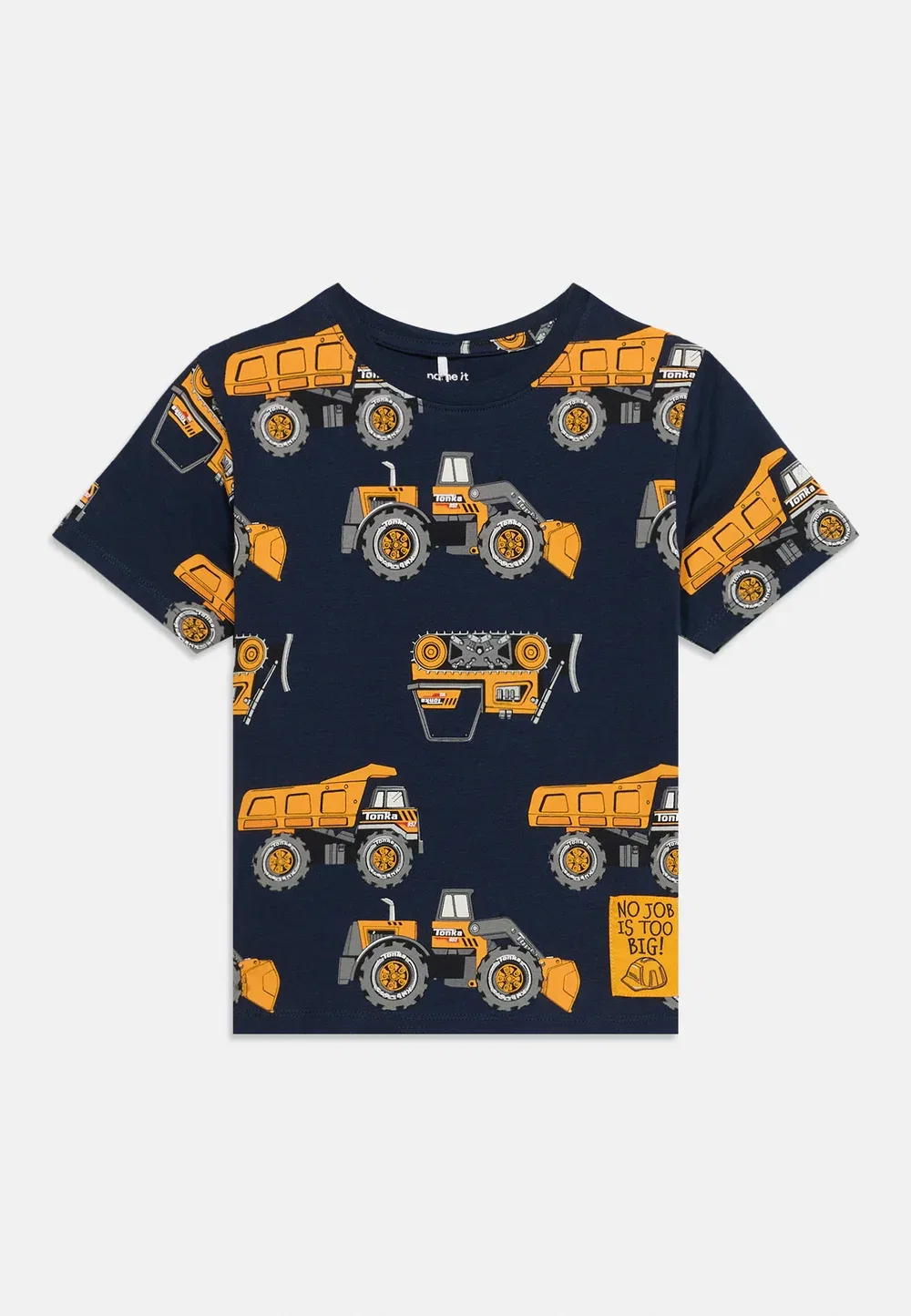 Nmmjimmy tonka ss nreg top cplg - print t-shirt Name It, Navy Blazer — фото 3