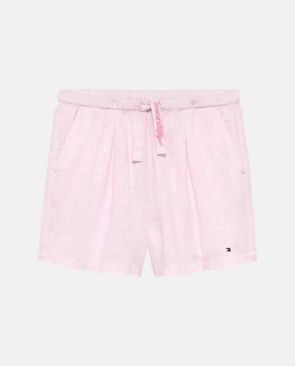 Детские шорты для девочек с защипами Tommy Hilfiger, Rosa