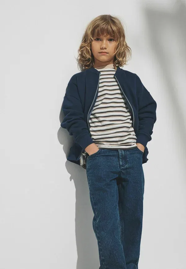 Толстовка на молнии, 4 шт, Regular fit, The Set, Navy Blue, Green, Cream, темно-синий/зеленый/кремовый — фото 2