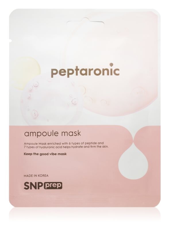 

Льняная маска с увлажняющим и оздоравливающим эффектом SNP Prep Peptaronic
