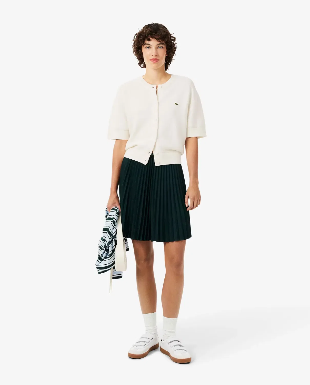 Джемпер женский Lacoste Blanco с круглым вырезом — фото 4