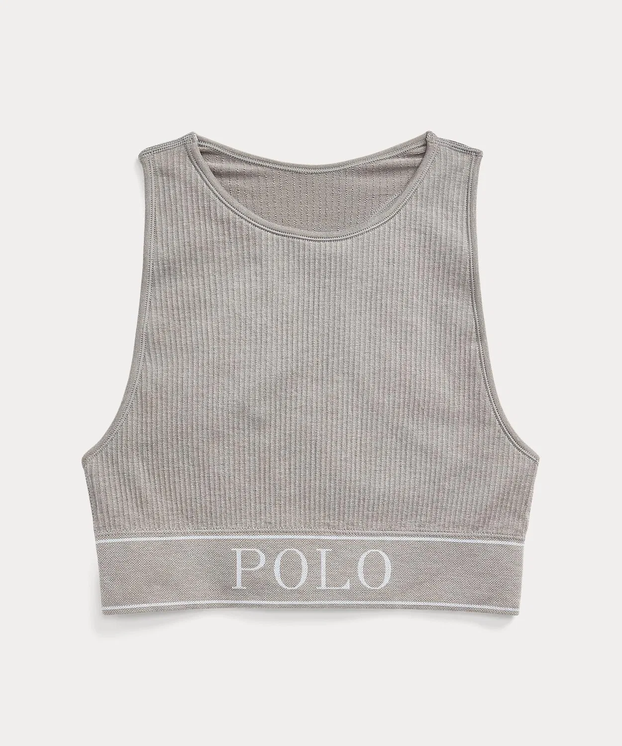 Женский топ без бретелек с принтом Polo Ralph Lauren, Серый